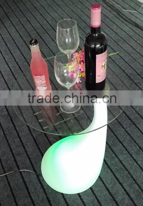 LED lights and lighting bar table coffee table with remote control 4555A