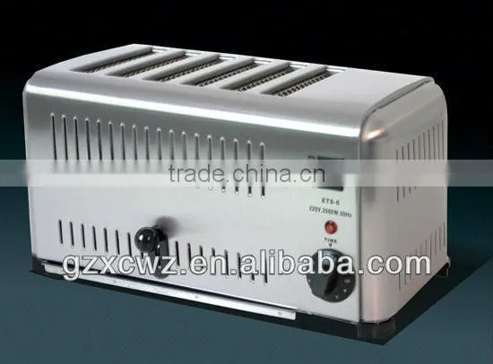 6 slice toaster machine
