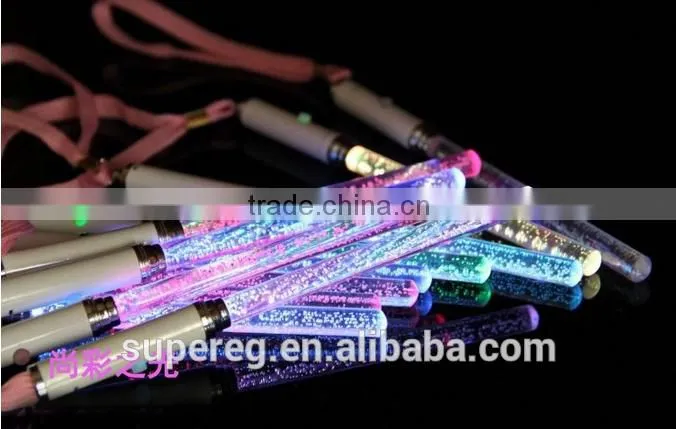 2015 3LEDs Glowing Stick in the dark LED Light Stick Acrylic Concert LED Flash Light Stick For Party Wedding Birthday