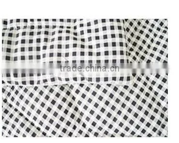 Classic restore black and white dots quilt