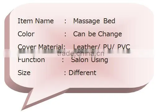 Multifunction Ceragem Massage Bed Personal Care Facial Spa Bed Practical Tatto Chair