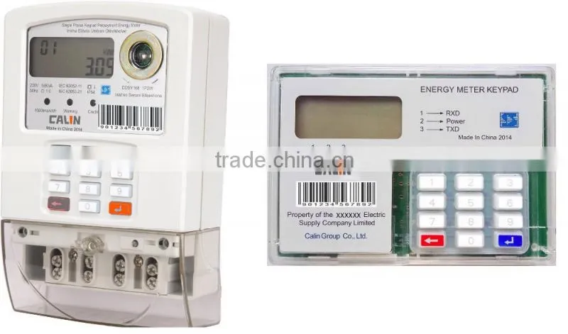 Single Phase STS Split Keypad Prepaid electricity meter(wireless RF Communication)