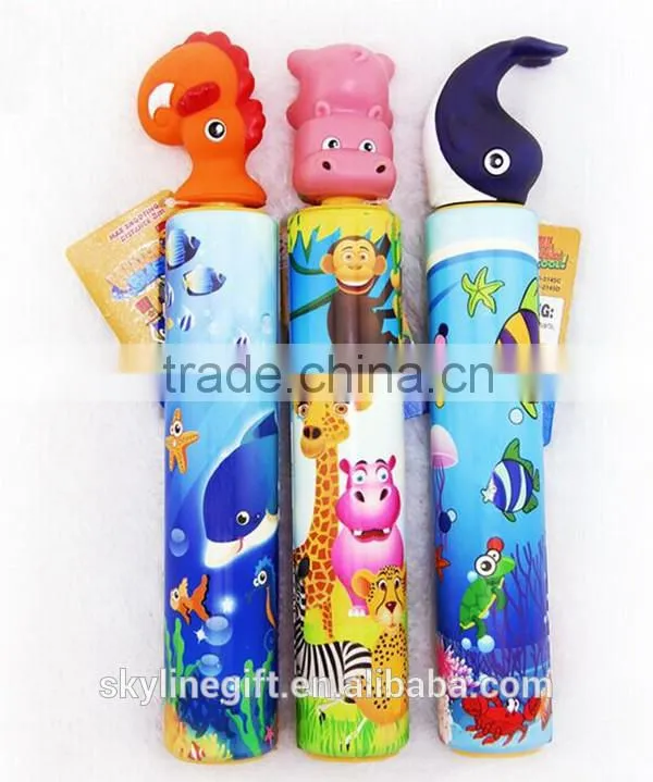 Special animal design PU foam water gun, mini summer pu water gun toy for kids