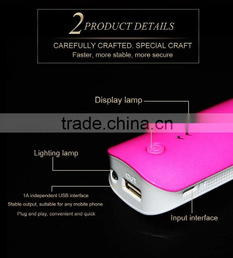 2016 new product wholesale hot selling mobile power bank'