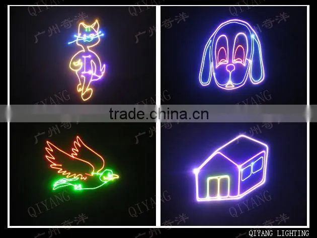 professional 4000mW 30K animation rgb stage laser light