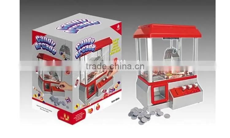 Electronic candy grabber toy candy machine toy arcade claw toy machine candy toy