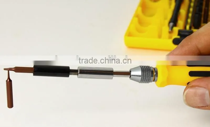 Chrome vanadium 45-in-1 precision screwdriver set
