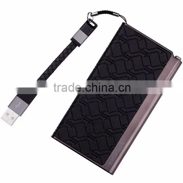 Momax MFI Luxury Power Bank for Universal Mobile Phone Elite Series Quick Charging 5000mAh External Battery TB-0300
