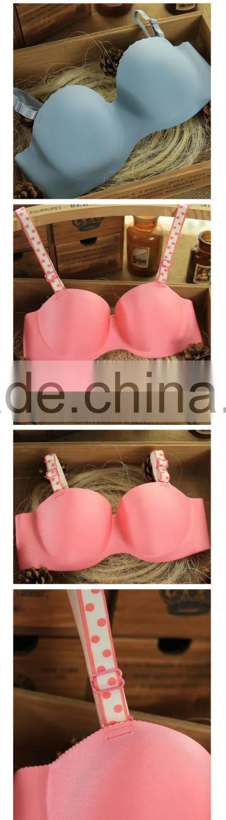 Printing Styles Seamless Push UP Sexy Pad Bra