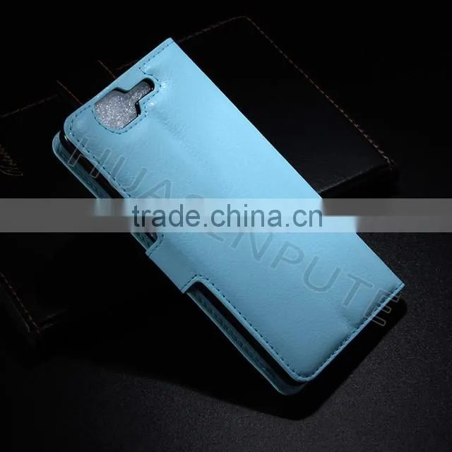 Luxury Lichee Kunstleder Flip Leather Phone Cover for Wiko Highway