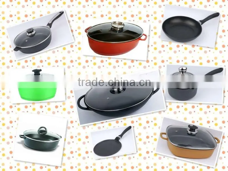 7pcs die cast aluminium cookware set