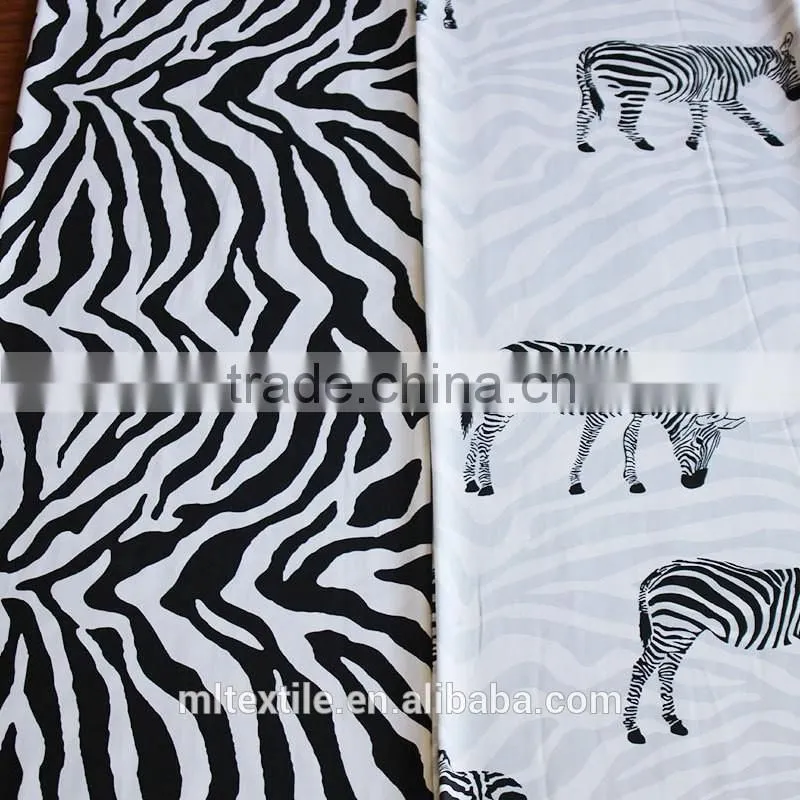 Eco-friendly organic printed bamboo fabric textile