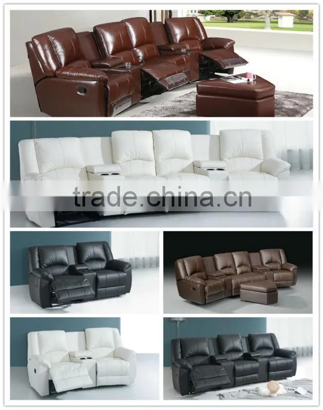 white leather two seater sofa with drawer