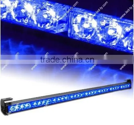 Auto Truck 32 LED Amber Emergency Traffic Advisor Flash Strobe Light Bar Warning Strobe Light