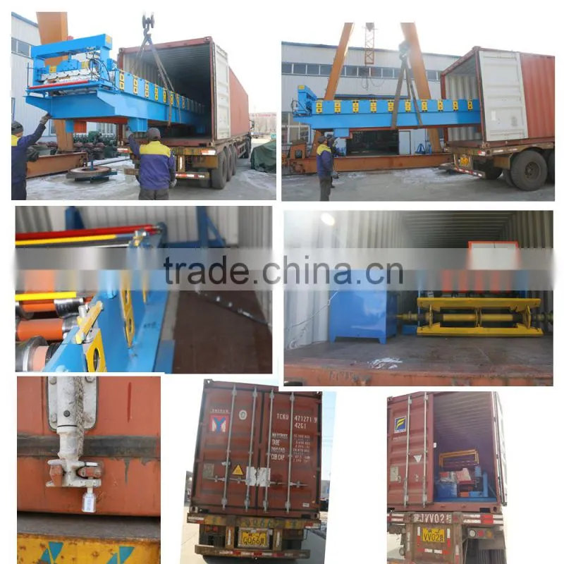 corrugated sheet metal roof making machine, Double Layer for Corrugated and Trapezoidal Roof Tile Machine