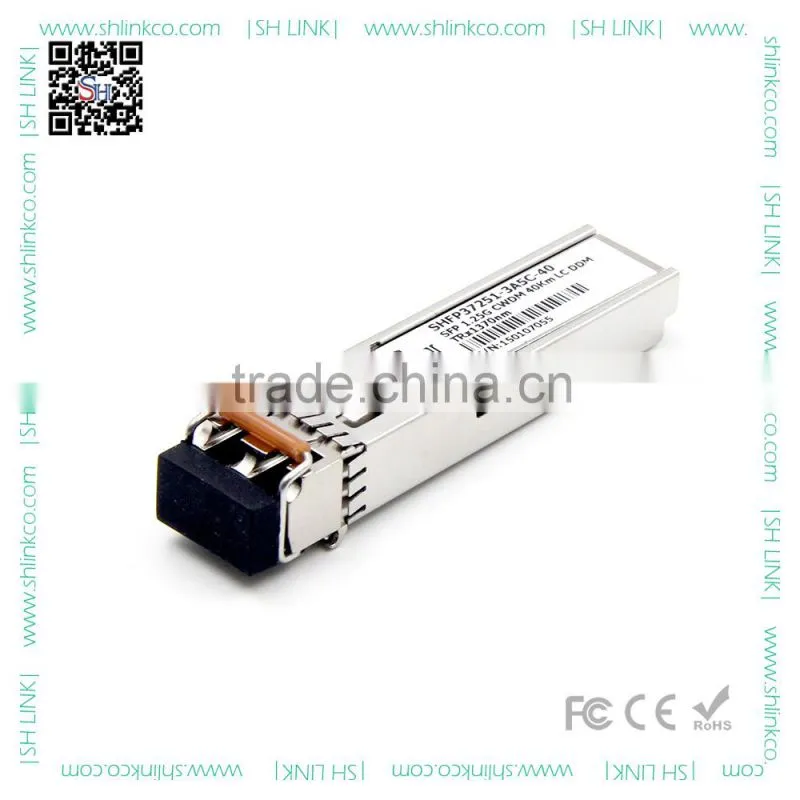 Network switch high quality single mode dual core 120km 1.25g fiber optical sfp module