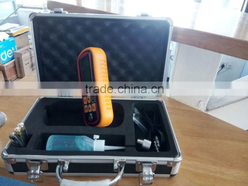 portable ultrasonic thickness gages for plastic steel materials