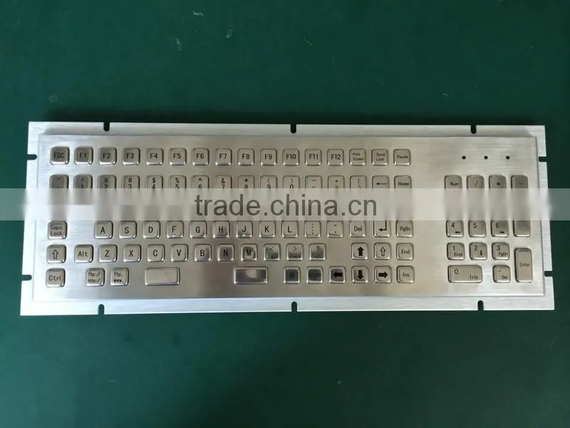 IP65 stainless steel numberic metal keyboard