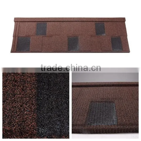 Stone coated popular selling in africa china roofing shingles prices