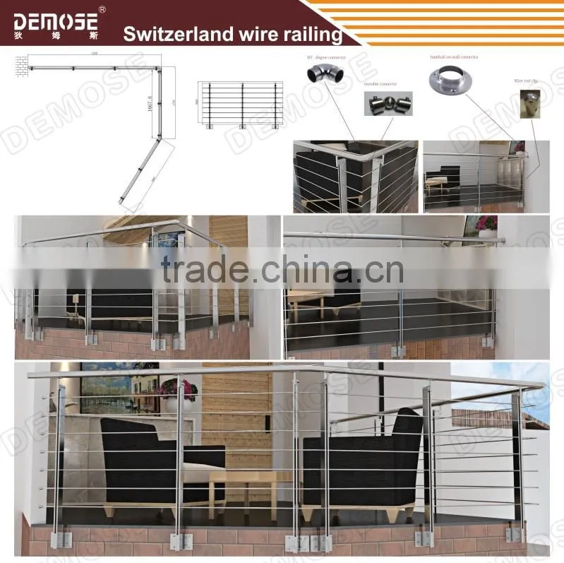 sale used safety rails for balconies/balcony railing price DMS-B2503