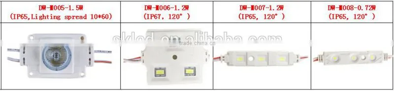 high bright 2W 180LM DC12V injection cob power led module rgb for advertising decoration lighting