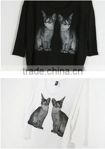 Turndown collar fashion wool handmade sweater design for girl