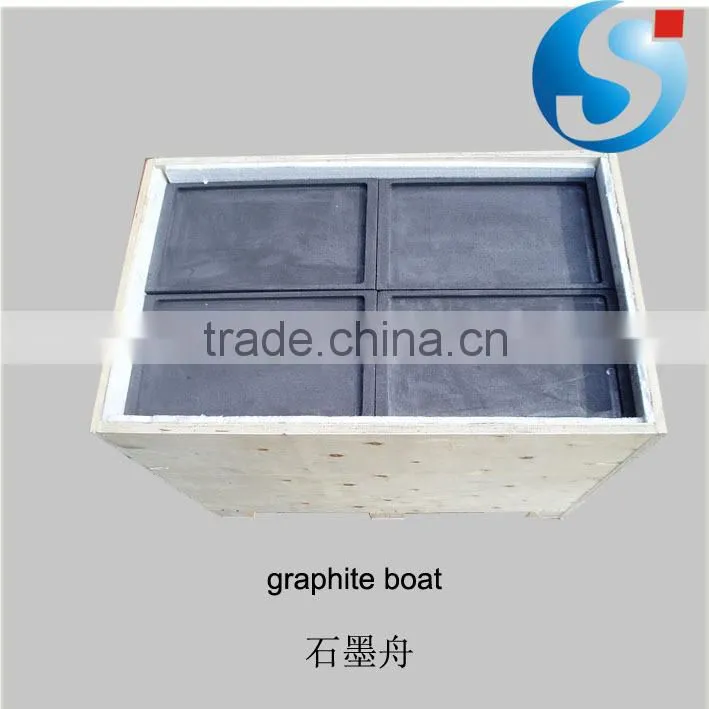 High pure metallurgy graphite boat high strength graphite boat