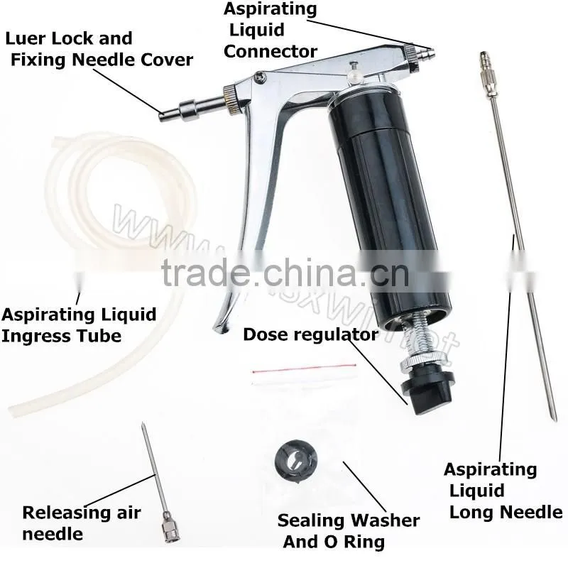 2016 new type D Type Continuous Injectors For Chicken Farm super vet syringe