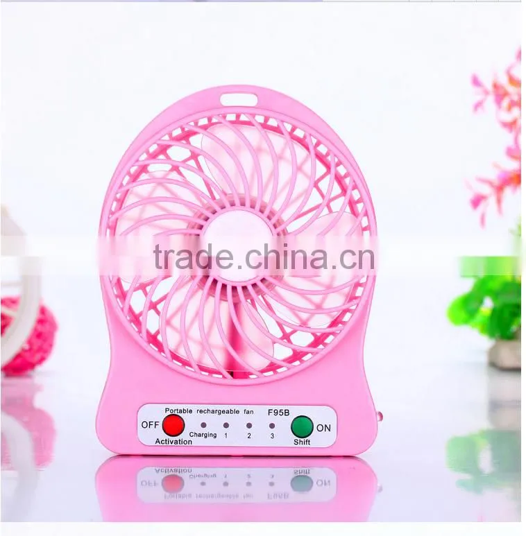 plastic power portable cooling travel handheld usb mini portable fan