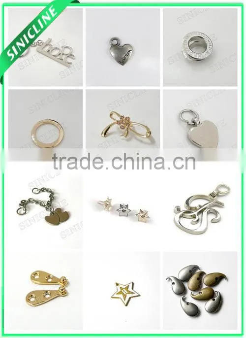 Sinicline Die Cutting Irregular Metal Label for Garment