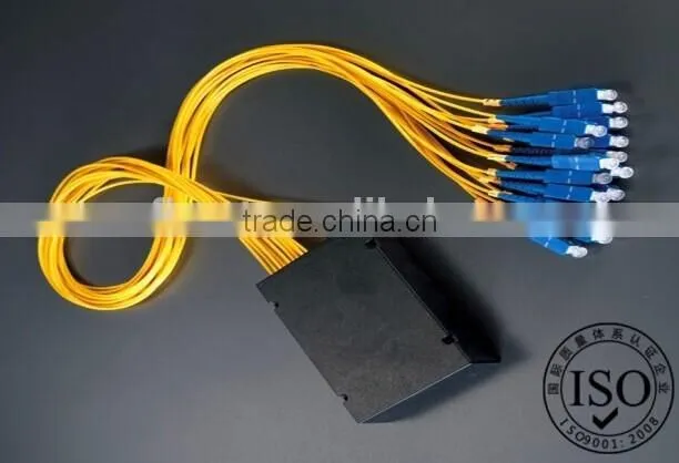 1X16 PLC splitter passive components 2.0mm 2M length SC-UPC ftth networking telecommunication