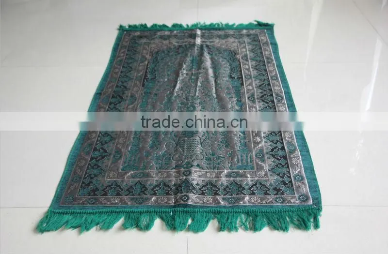 high quality prayer carpet Rugs BT-227 polyester muslim carpet