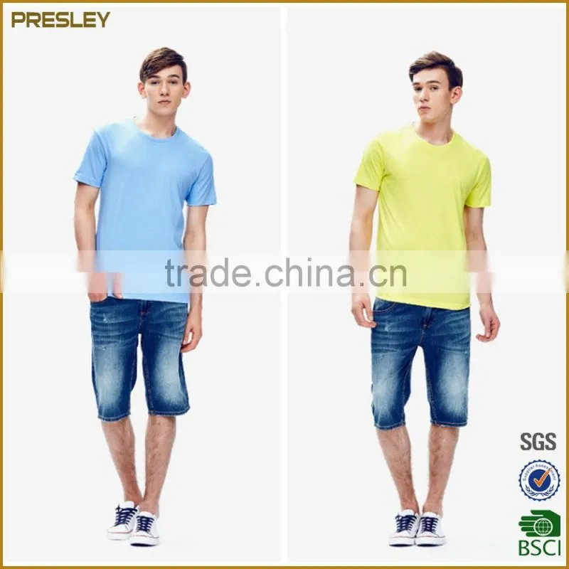 softextile 2016 Last Wholesale New Design For Men's T-shirt Lot Sales In Bulk T-shirt