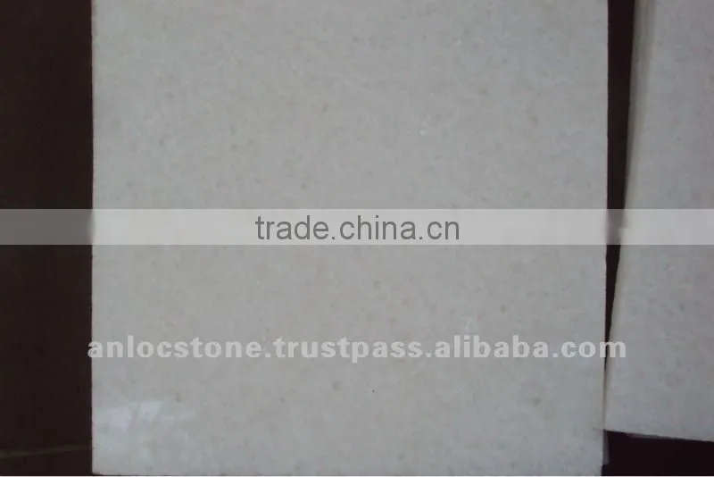 White marble tiles