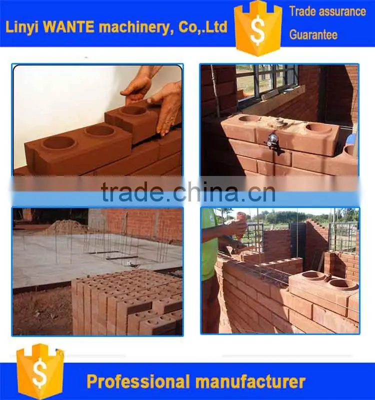 small business machines manufacturers WT1-10 automatic clay brick making machine for russia