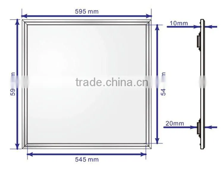 Hot-selling led 600x600 ceiling panel light high quality CE ROHS SAA Australia industrial product 20w 30w 40w 50w 60w 70w 80w