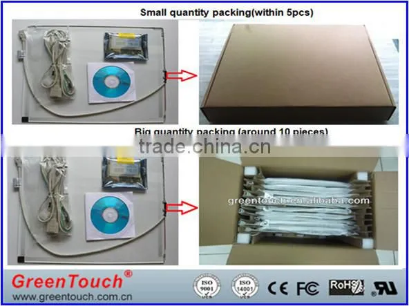 SAW technology,19" SAW touch screen panel kit for KIOSK