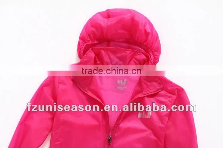 Custom Hooded Mens Windbreaker Jacket