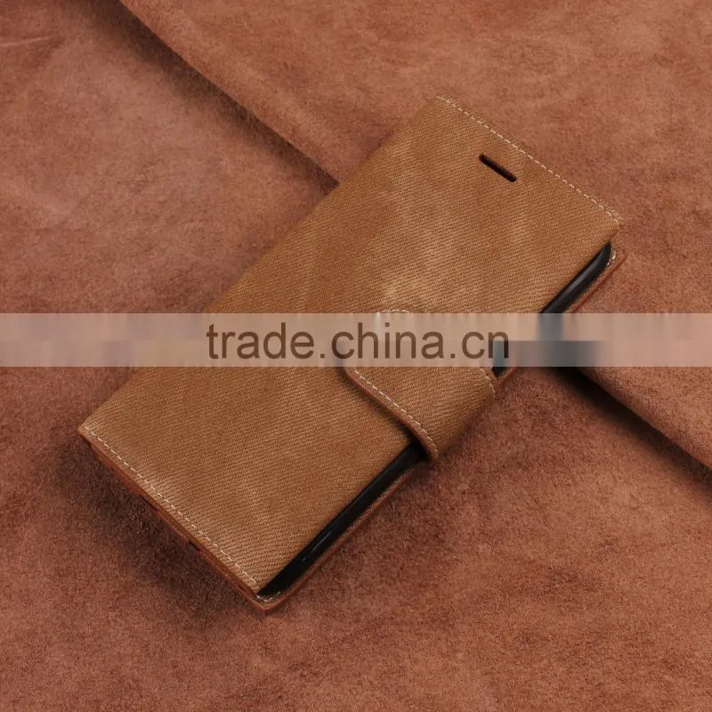 2016 Hot Denim Cell Phone case with many card slots