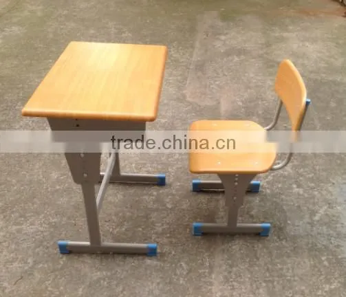 High quality cheap price school single desks and chairs