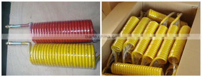 high quality flexible plastic trailer brake pipe hose