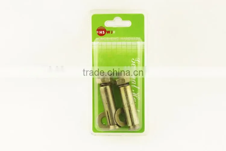 Double head screws with plastic expansion /two head screw