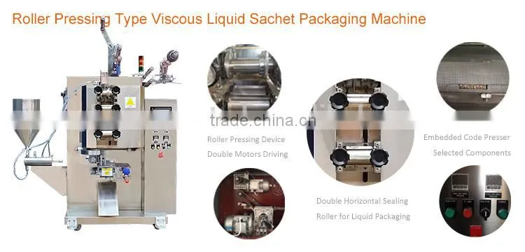 Roller Pressing Type high efficiency automatic honey liquid packing machine