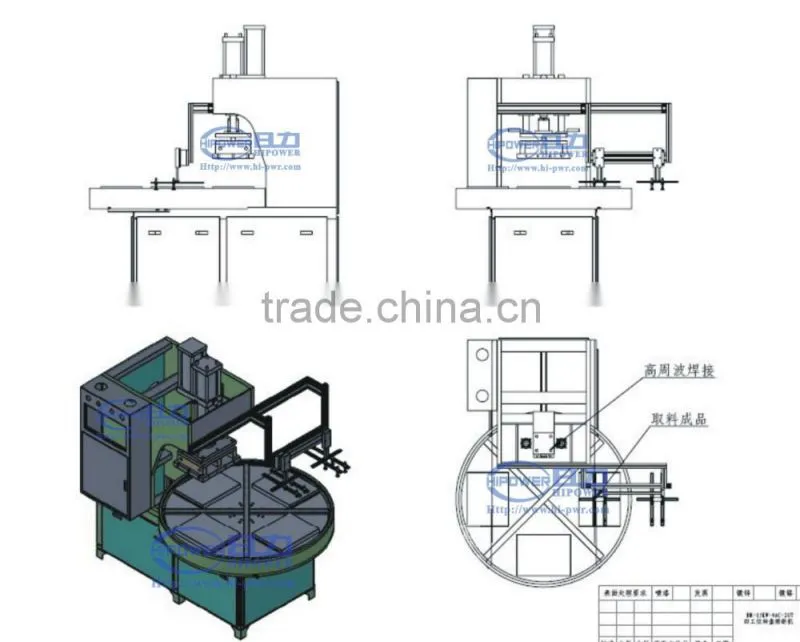 Automatic PVC Blister Sealing Machine for PET Blister Clamshell Pacaging