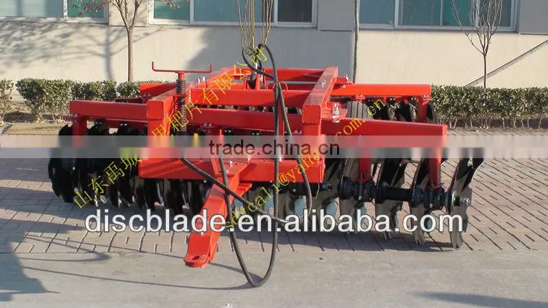 Trailed hydraulic heavy duty disc harrow