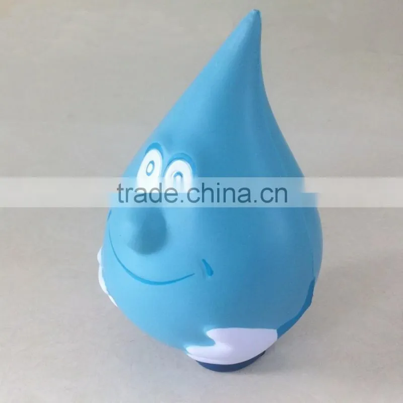 light blue waterdrop man stress toys