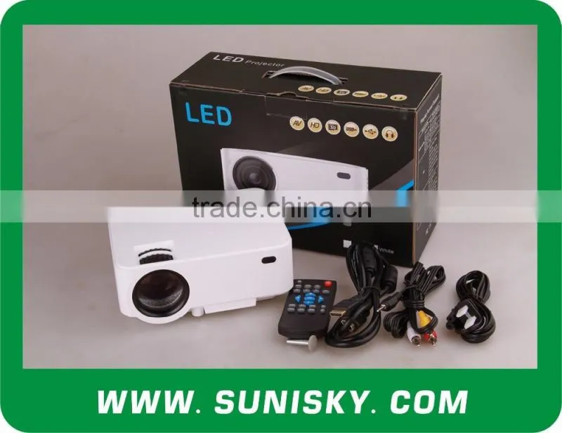 mini projector 1000 lumens LCD portable video projectors for training (SMP8200B)