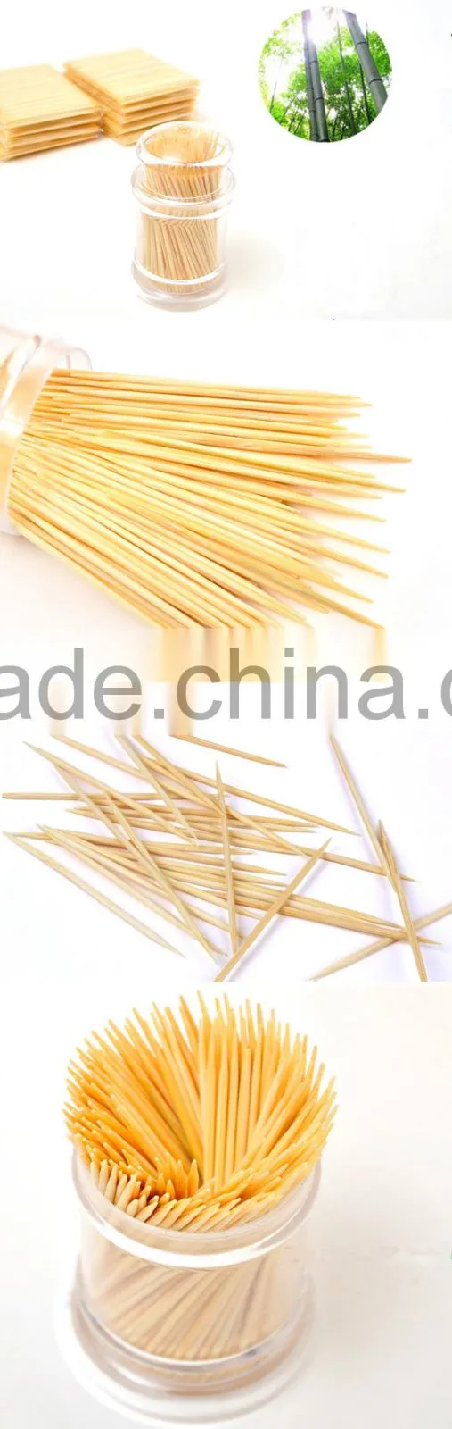 60mm long bamboo toothpick diameter 2.0mm in 2016
