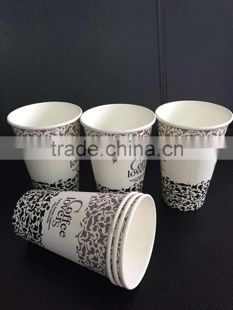 disposable food grade single wall PE coated paper cup