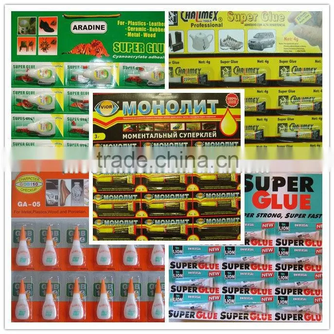 Aluminum foil package super glue 50g